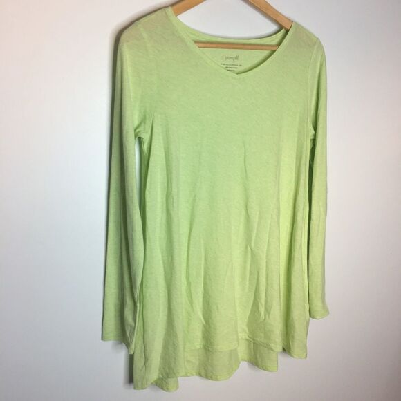 Pure Jill by J. Jill Elliptical Tee 100% Pima - Picture 2 of 7